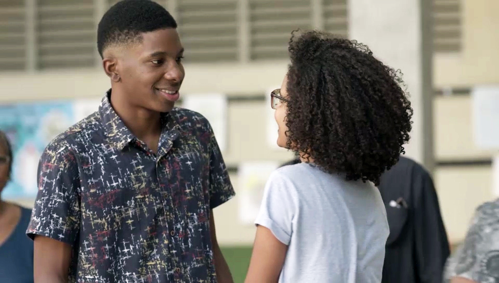 Ellen e Fio em 'Viva a Diferença' (Foto: Reprodução/TV Globo)