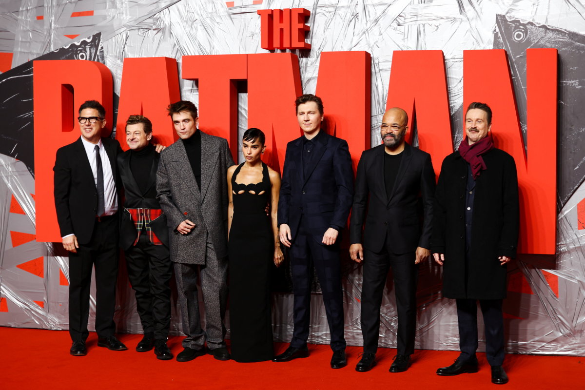 DC da Depressão on X: Elenco de #TheBatman reunido na premiere do filme em  Nova York.  / X