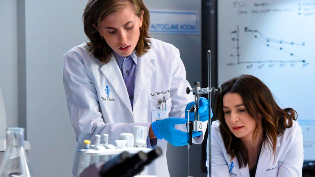 Kai e Amelia em Grey's Anatomy